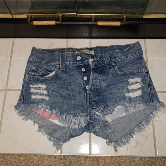 Bootcut American flag levi shorts - Picture 3 of 4
